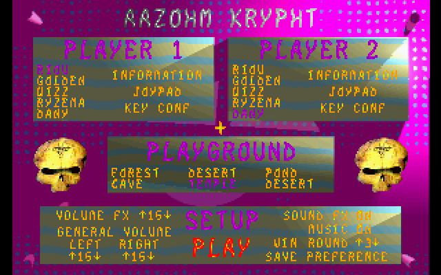 Aazohm Krypht atari screenshot